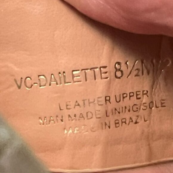 Designer Vince Camuto Dailette Womens Sandals Taupe Size 8.5M - Picture 3 of 9